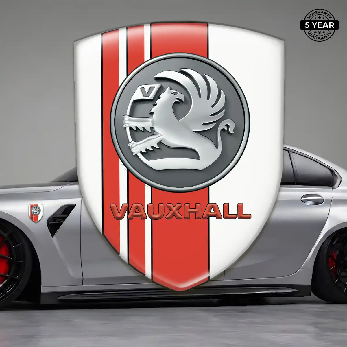 Vauxhall Automotive Emblem Sticker Exterior Luxe
