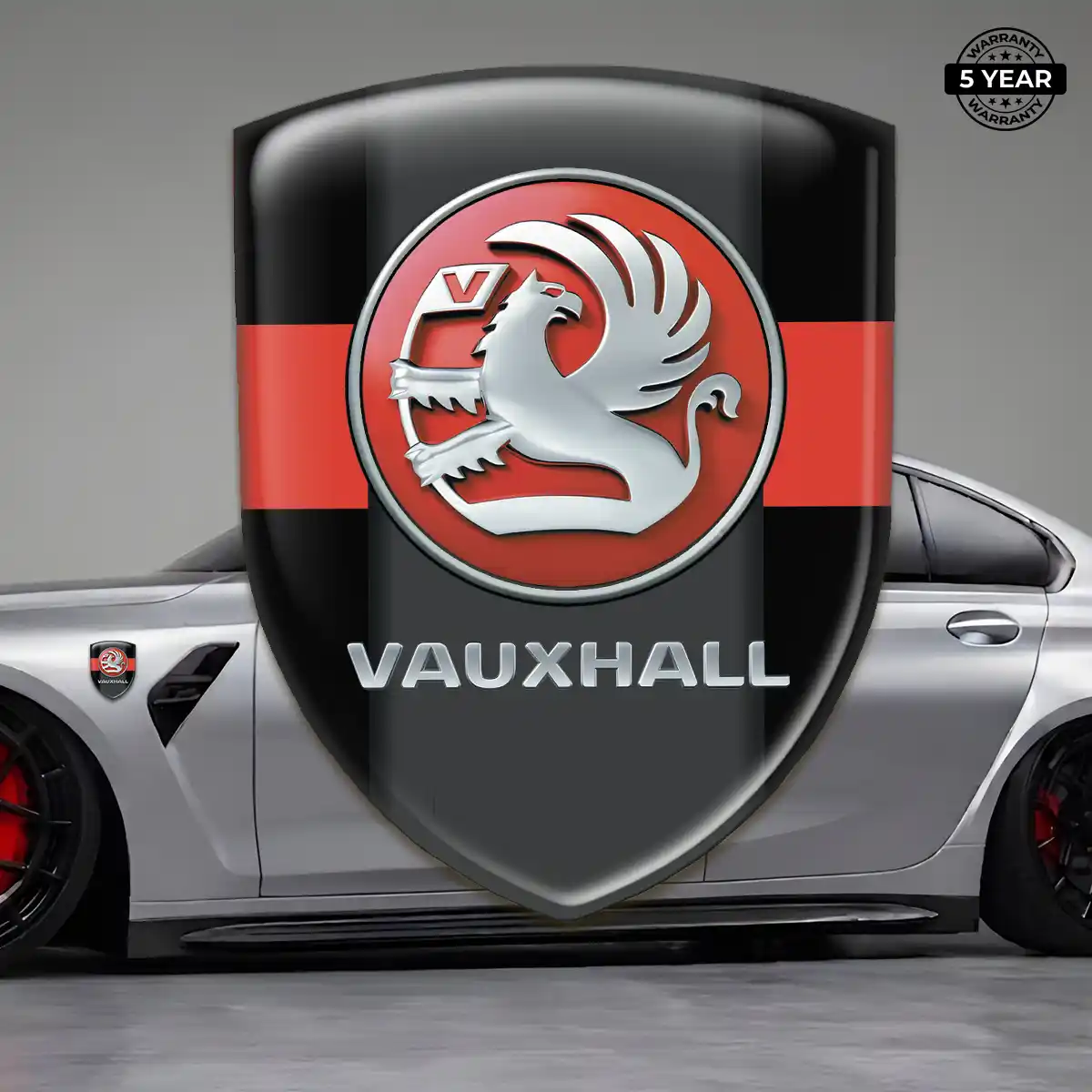 Vauxhall Automotive Emblem Sticker Interior Elegance