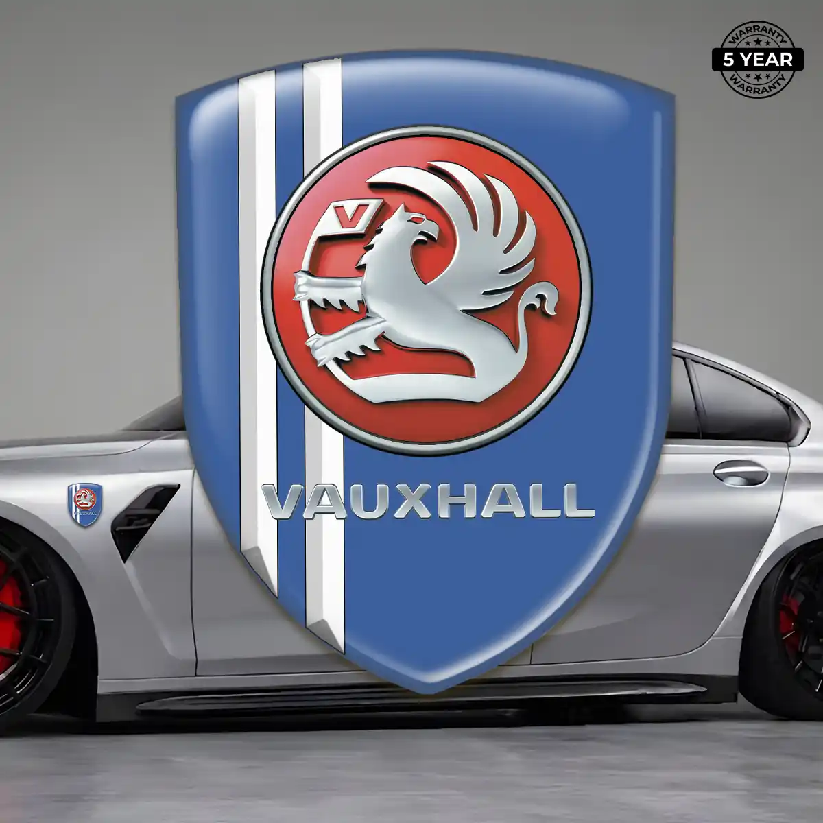 Vauxhall Automotive Emblem Sticker Refined Design