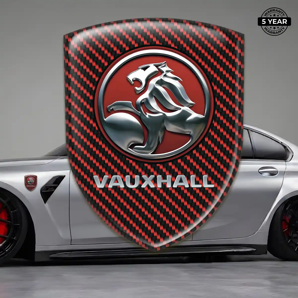 Vauxhall Automotive Emblem Sticker Sleek Style