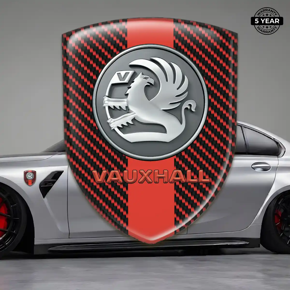 Vauxhall Automotive Logo Sticker Interior Elegance
