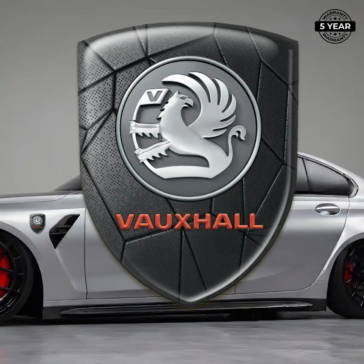 Vauxhall Automotive Logo Sticker Resin Luxe