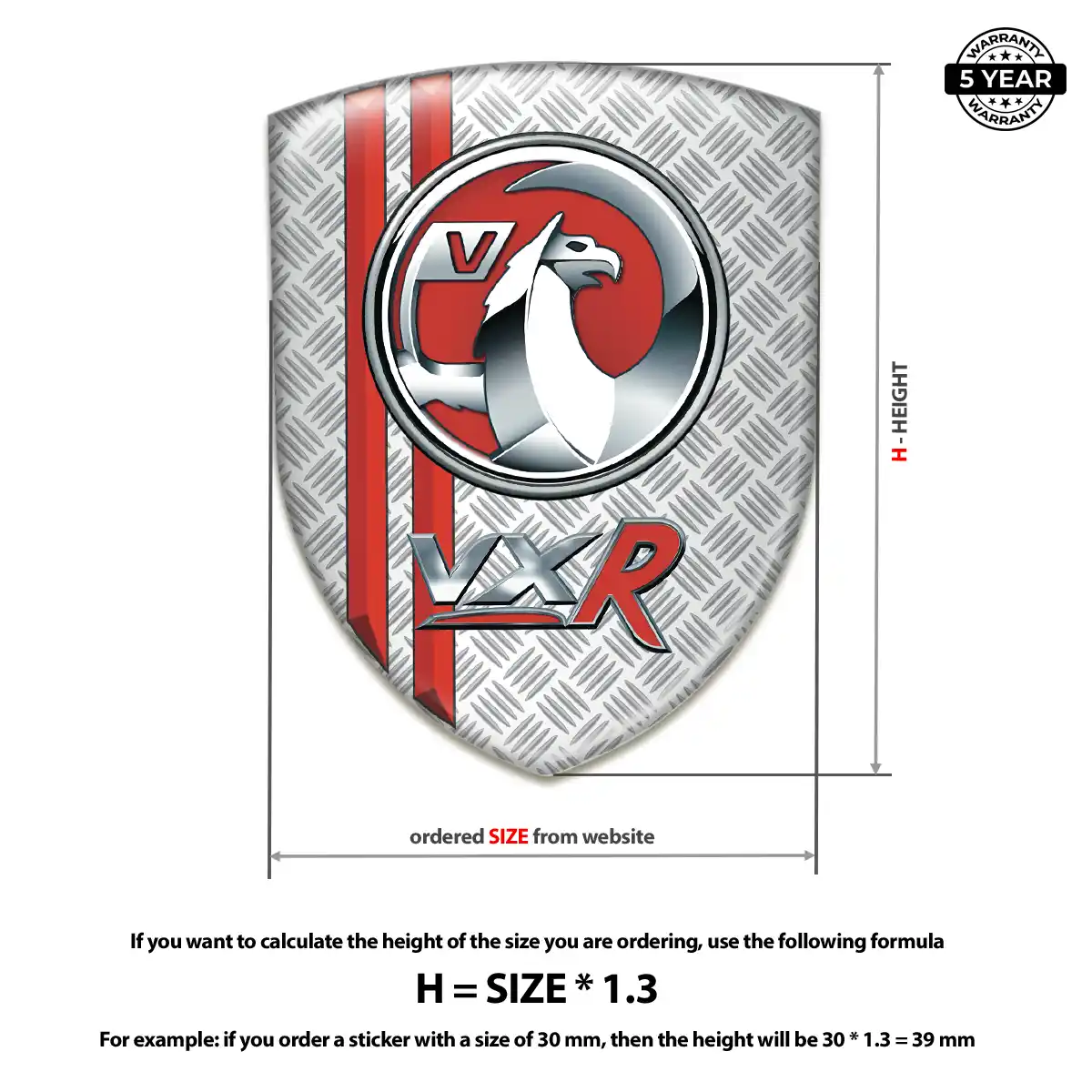 Vauxhall Automotive Logo Sticker Sleek Style