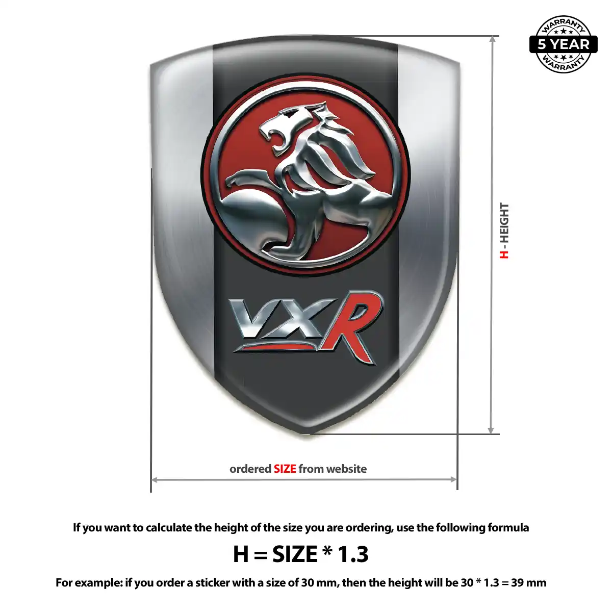 Vauxhall Automotive Logo Sticker Superior Craft