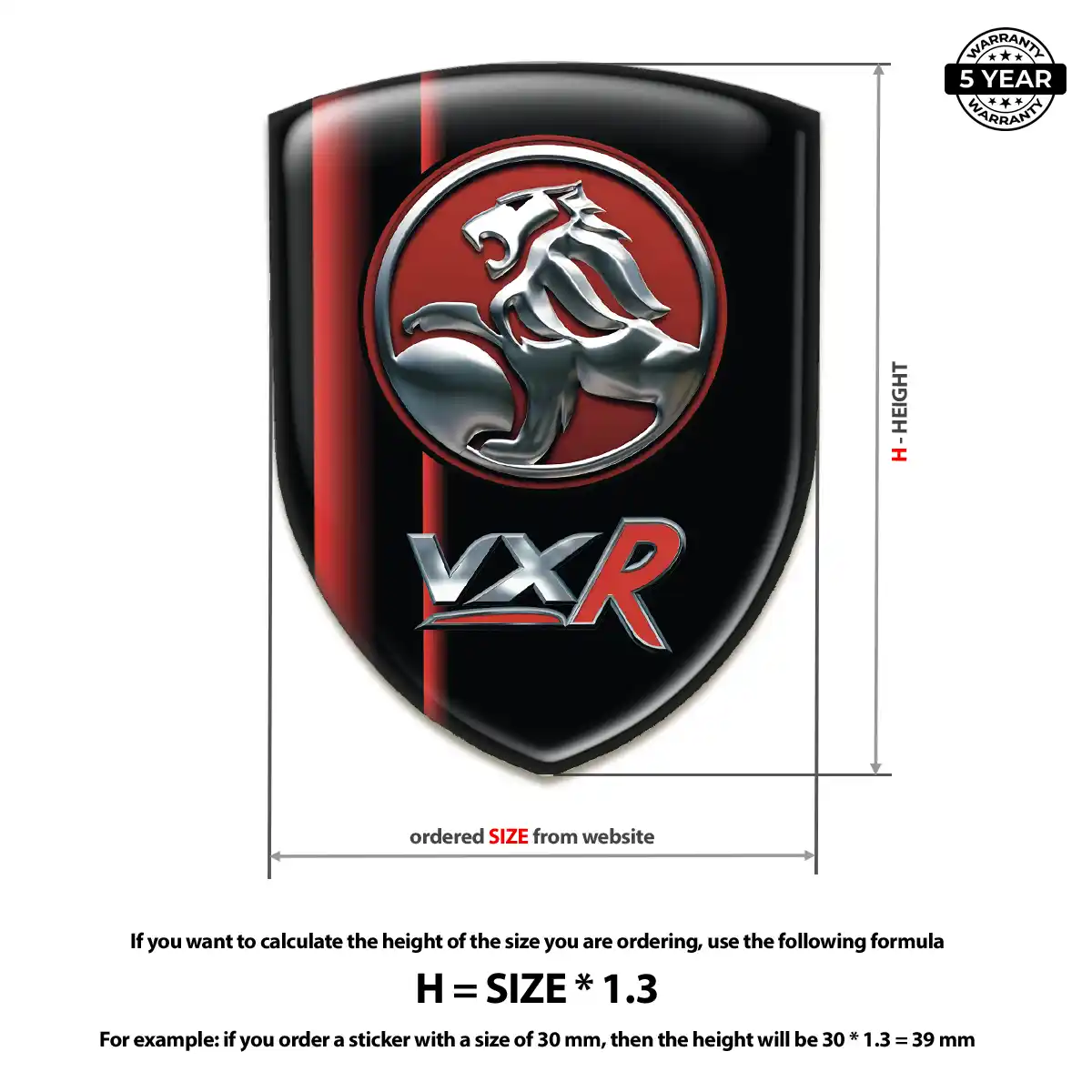 Vauxhall Automotive Resin Decal Resin Elite