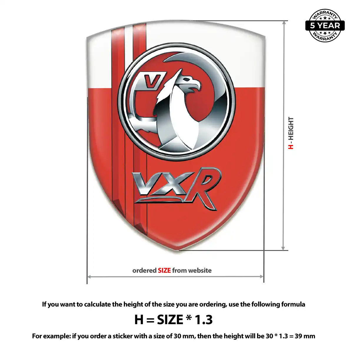 Vauxhall Badge Elite Finish