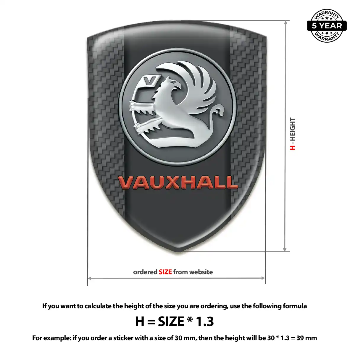 Vauxhall Badge Exterior Luxe