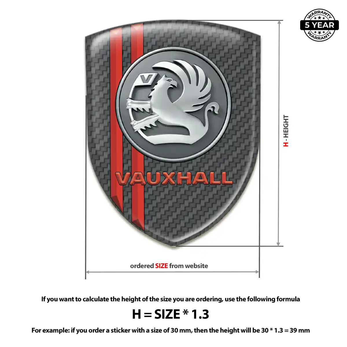 Vauxhall Badge Prime Quality