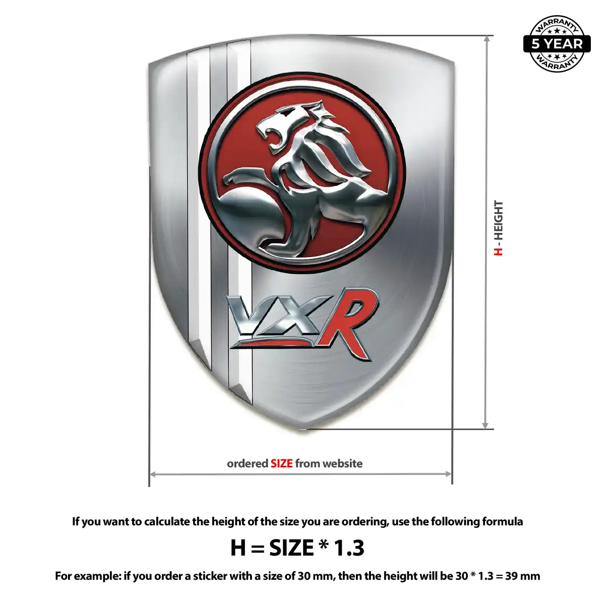Vauxhall Badge Refined Design