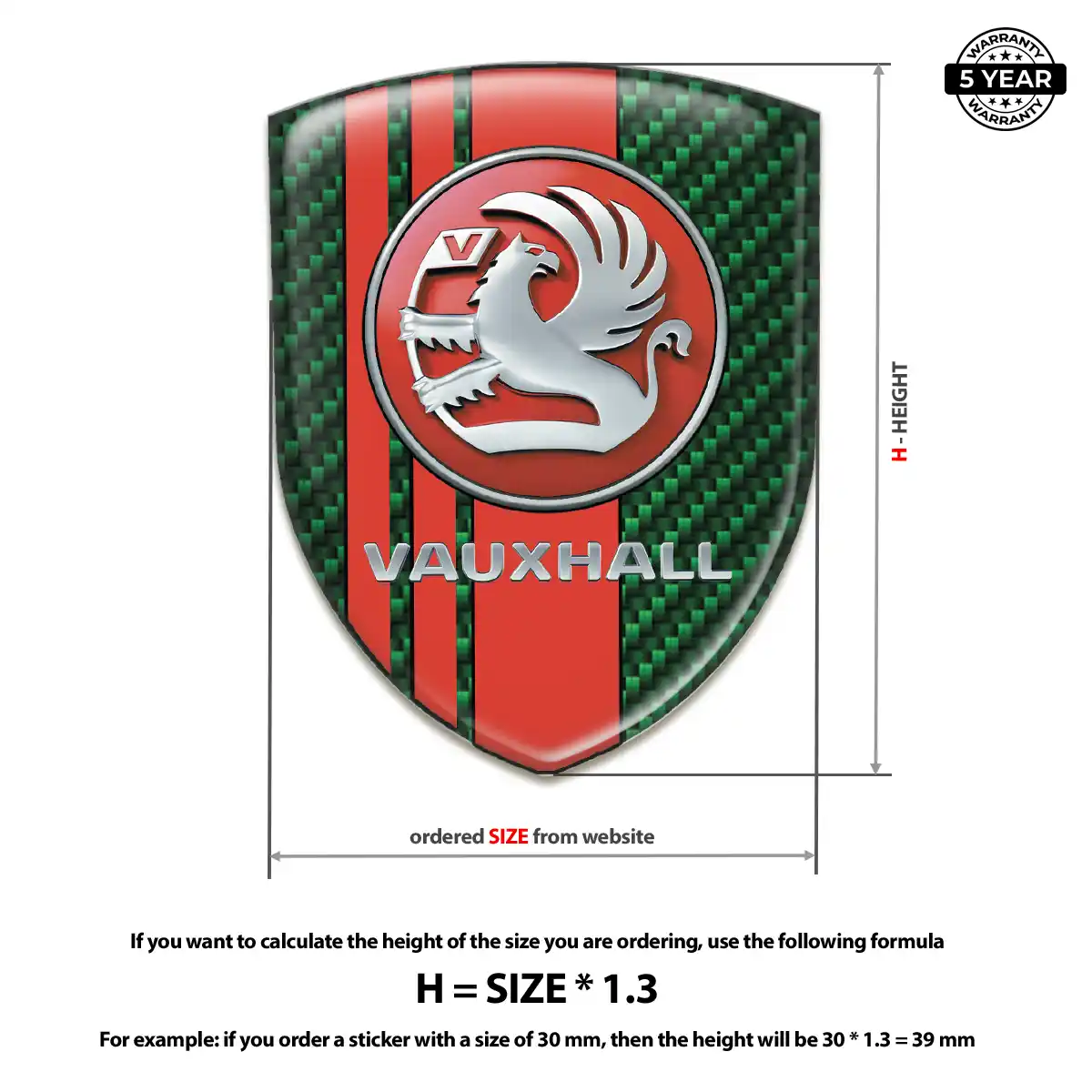 Vauxhall Badge Sleek Style
