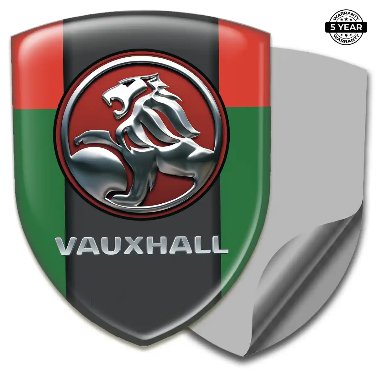 Vauxhall Car Badge Sticker Premium Dome