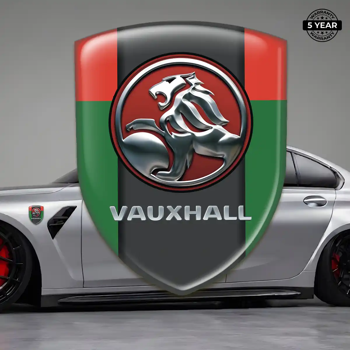 Vauxhall Car Badge Sticker Premium Dome