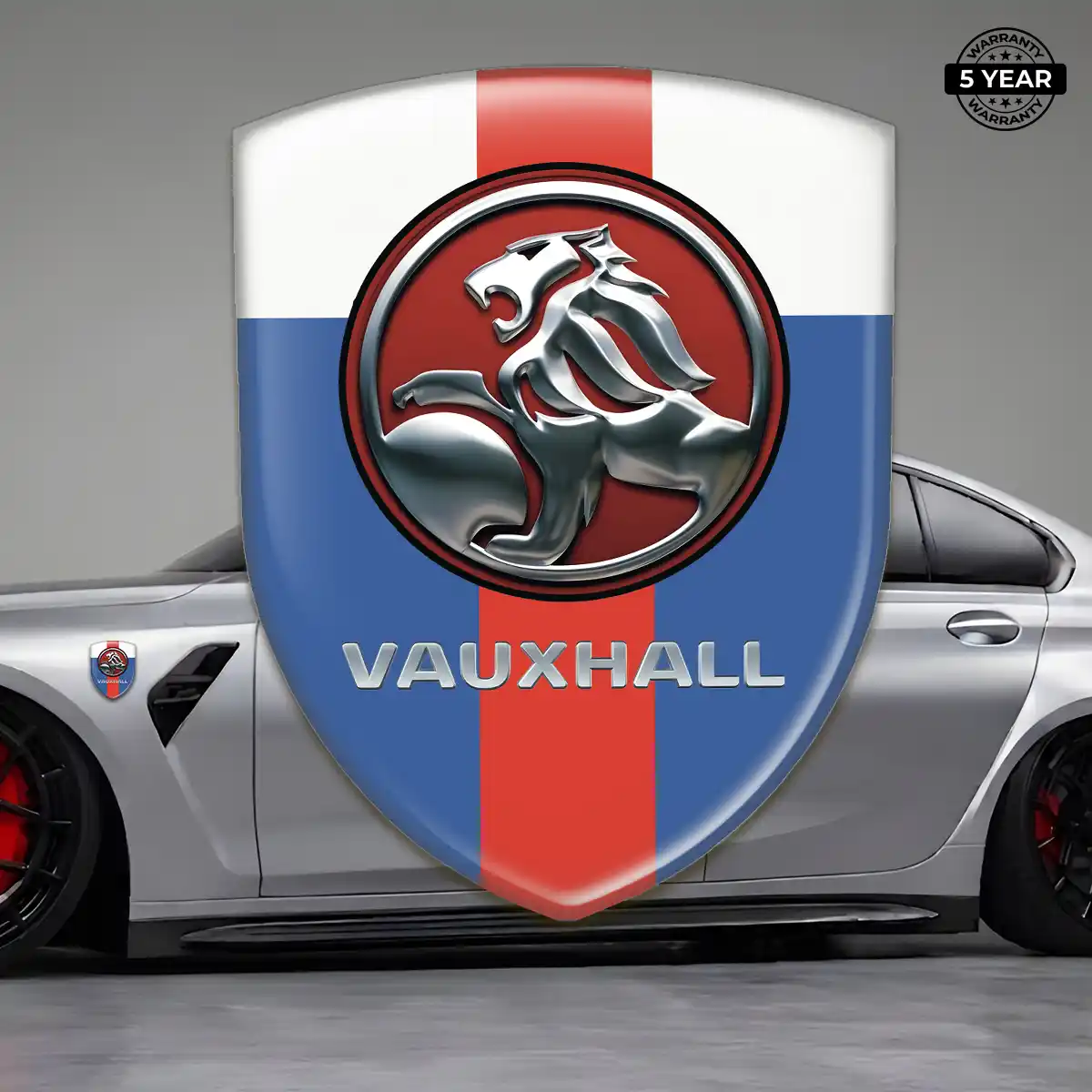Vauxhall Car Badge Sticker Prestige Line
