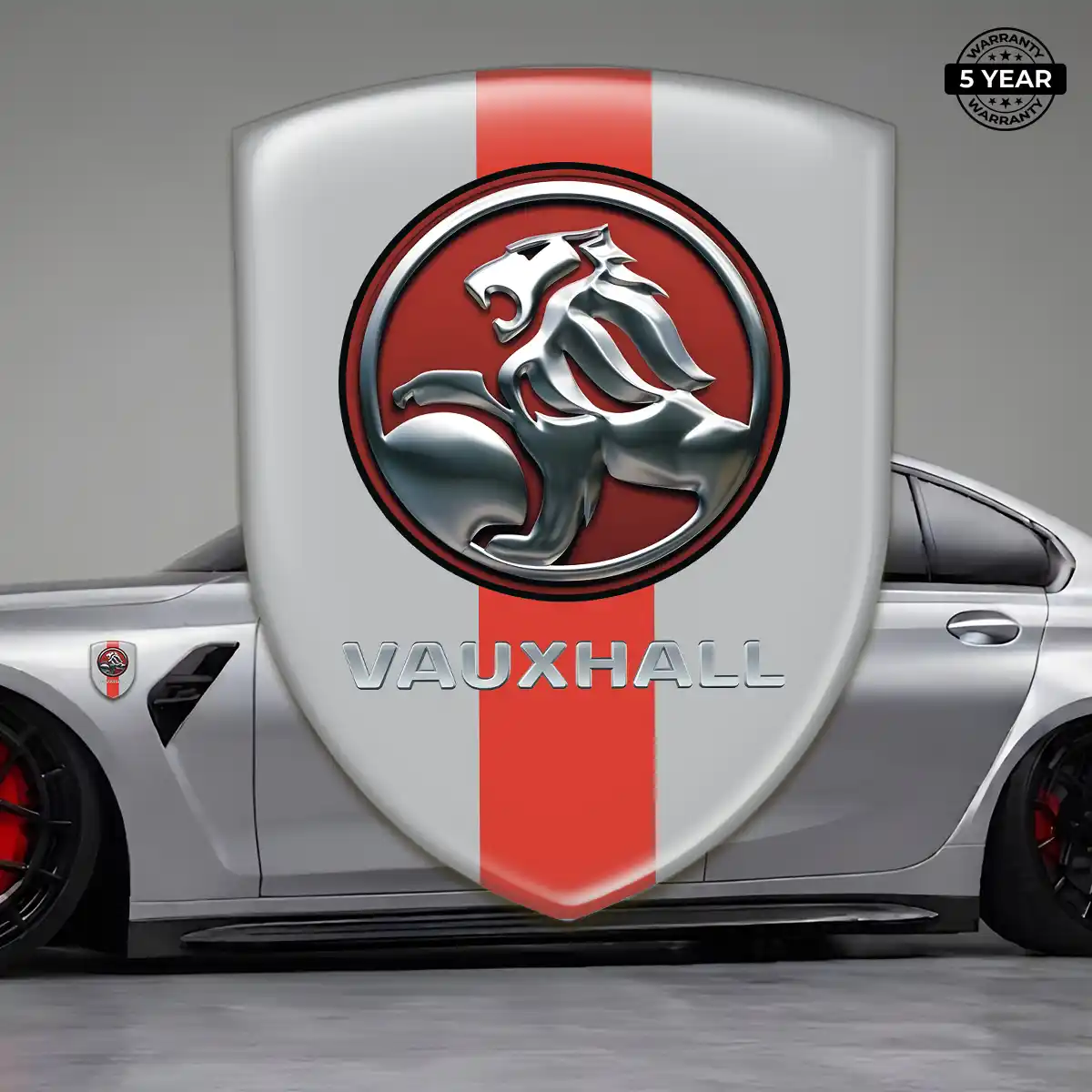 Vauxhall Car Badge Sticker Refined Design