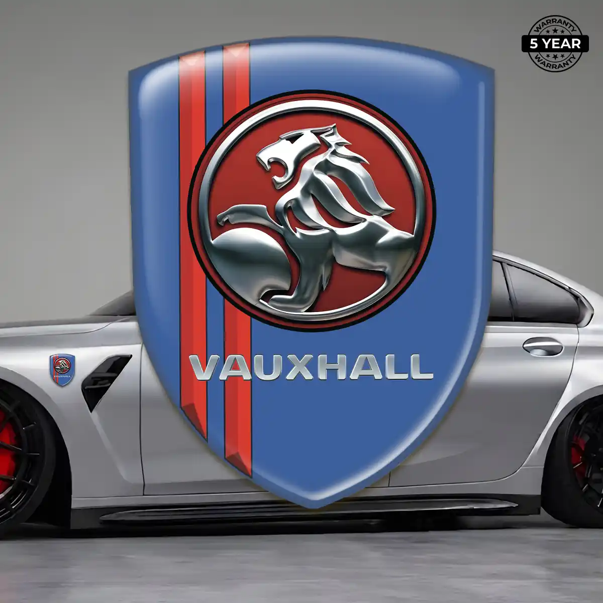 Vauxhall Car Badge Sticker Signature Grade