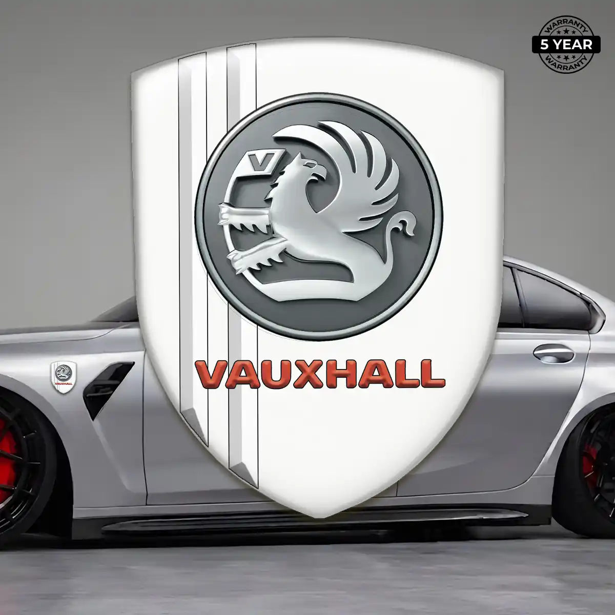 Vauxhall Car Emblem Decal Refined Design