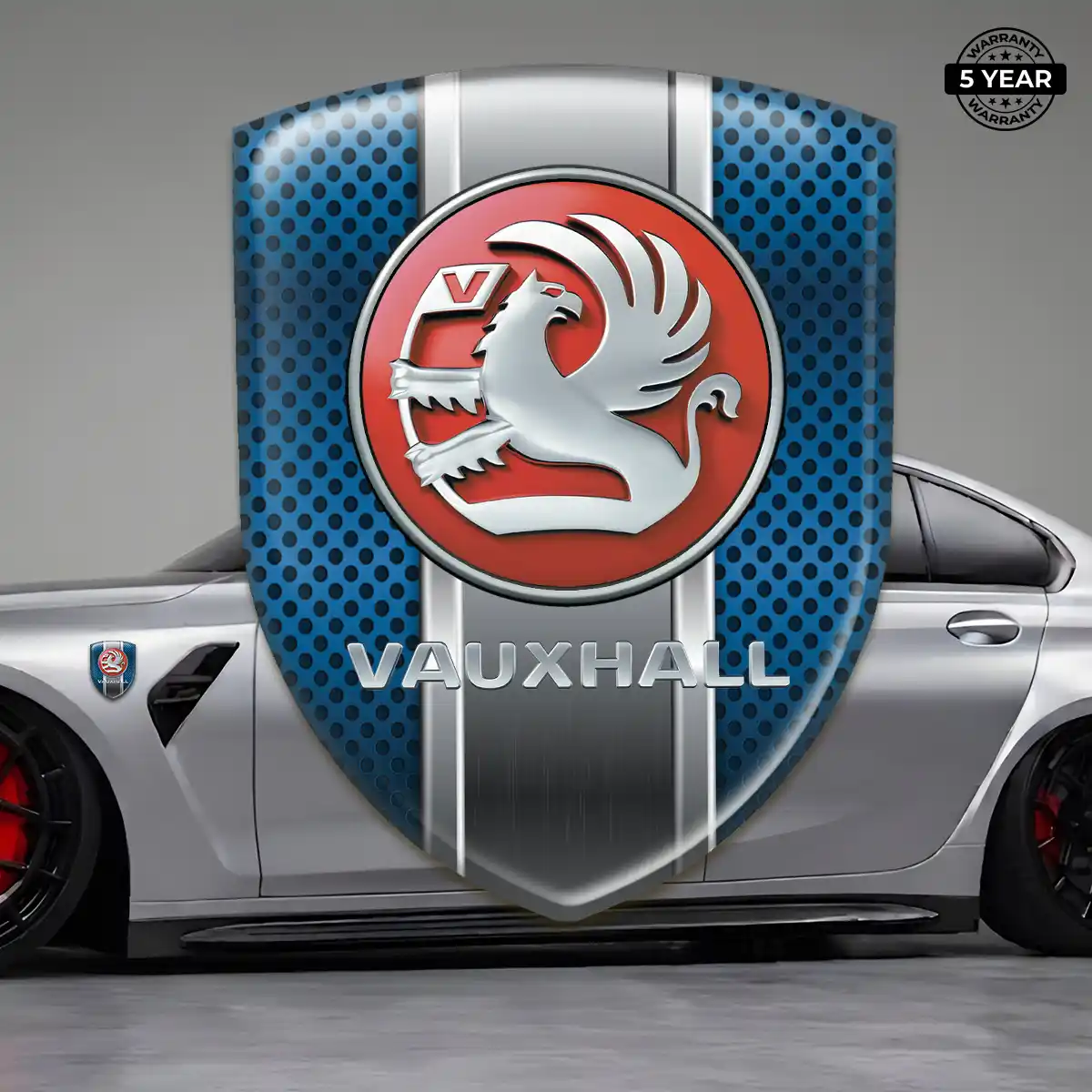 Vauxhall Car Emblem Decal Resin Luxe