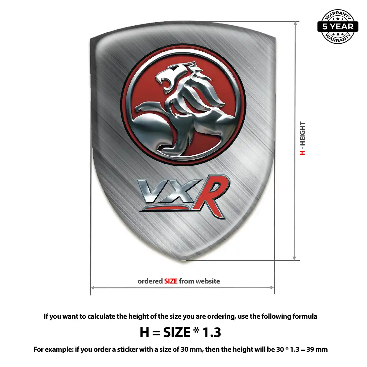 Vauxhall Car Emblem Decal Sleek Style