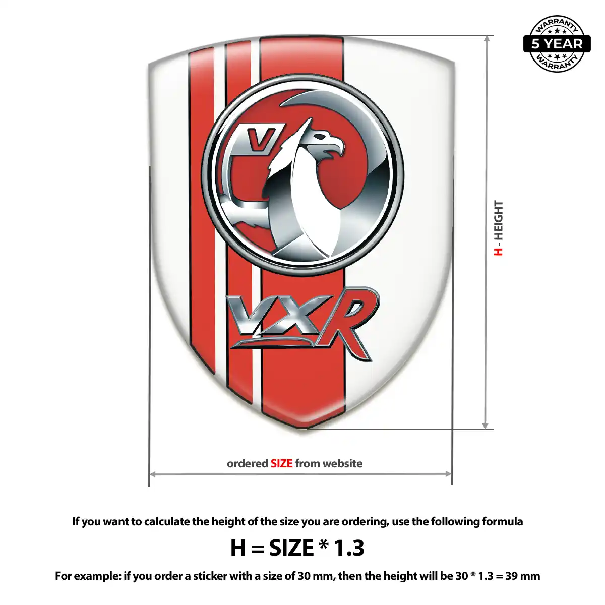 Vauxhall Car Emblem Overlay Cabin Style