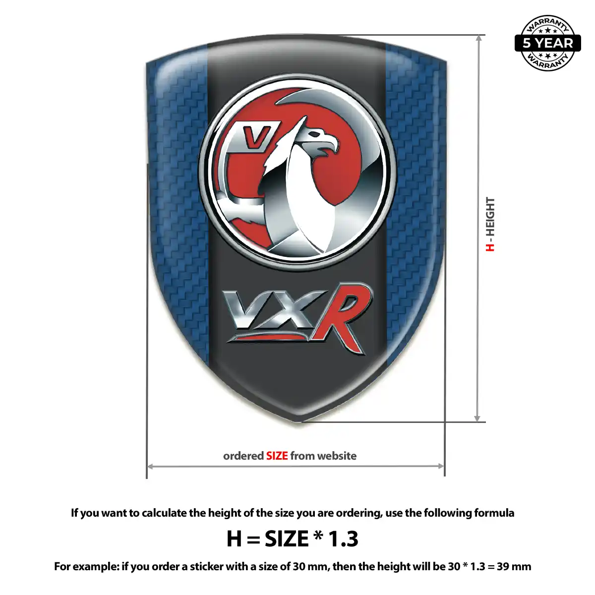 Vauxhall Car Emblem Overlay Elite Edition