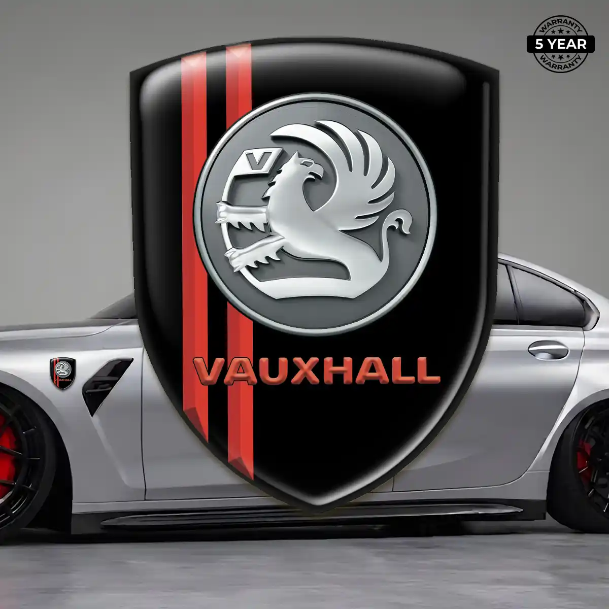 Vauxhall Car Emblem Overlay Elite Finish