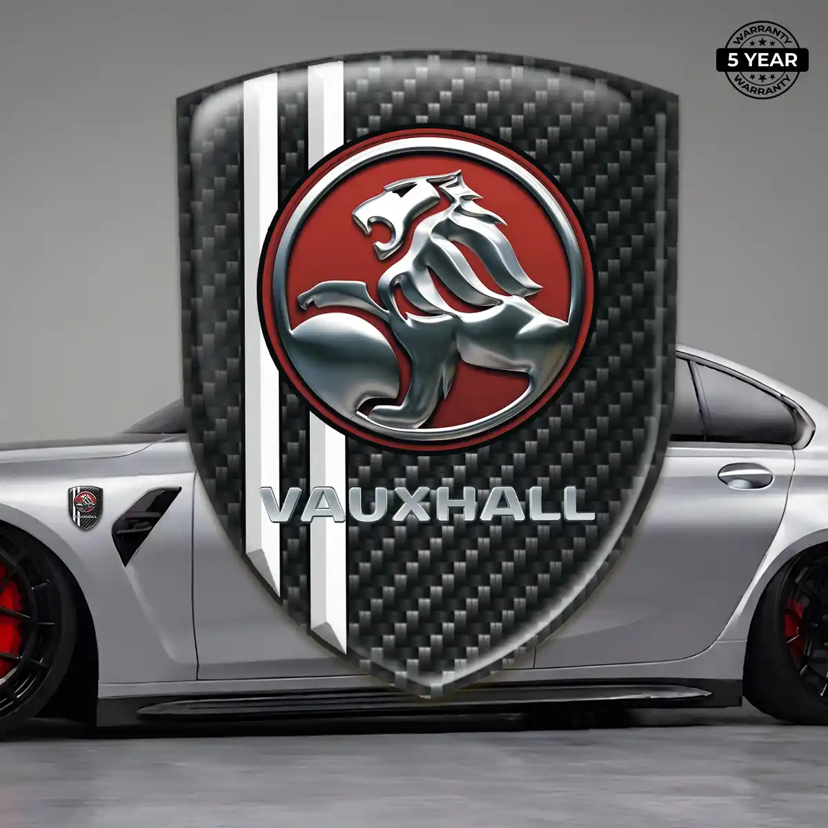 Vauxhall Car Emblem Overlay Exterior Luxe