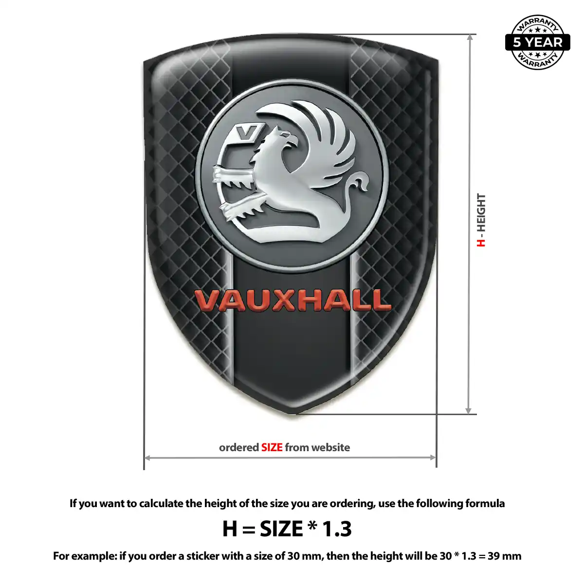 Vauxhall Car Emblem Overlay Interior Elegance
