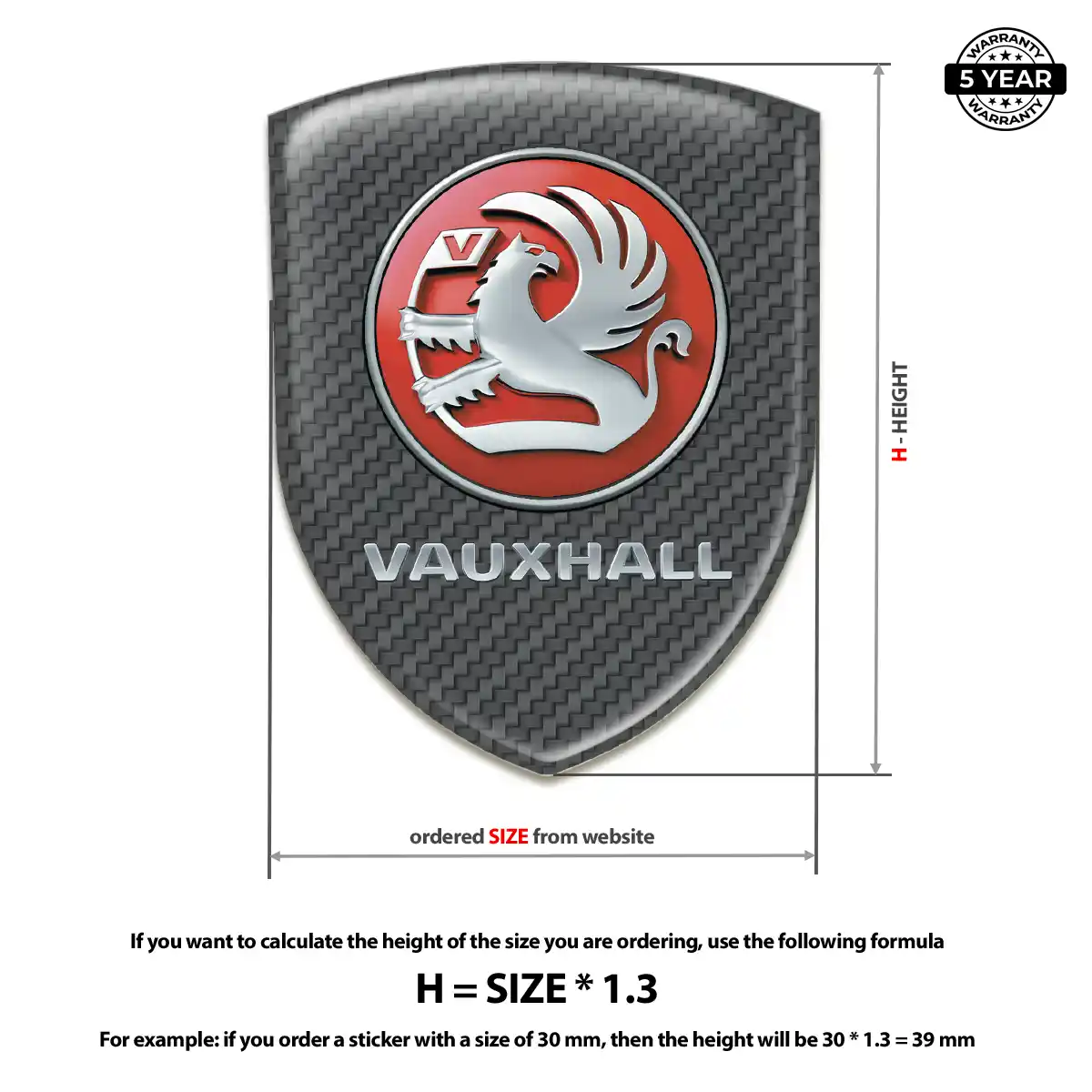 Vauxhall Car Emblem Overlay Noble Edition