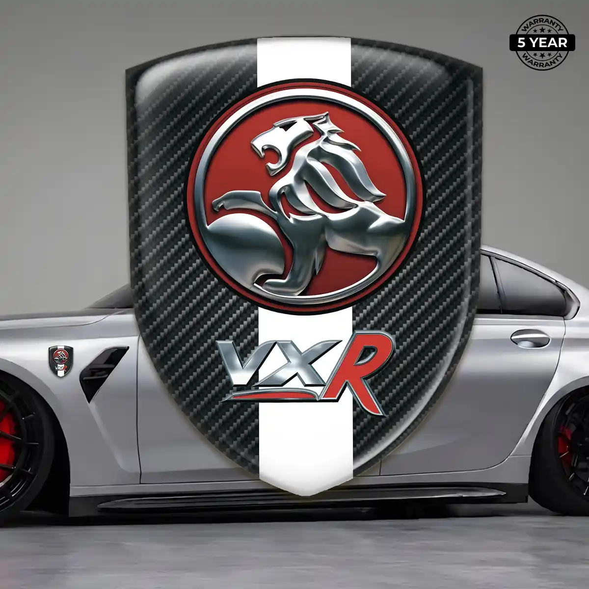Vauxhall Car Emblem Overlay Opulent Line