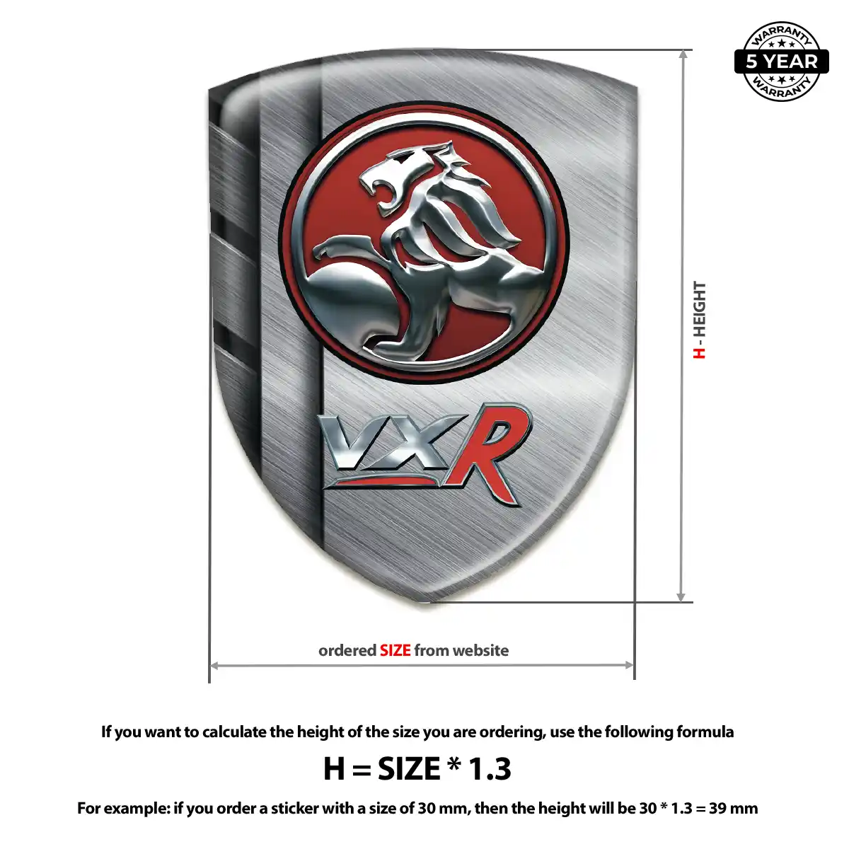 Vauxhall Car Emblem Overlay Outer Style