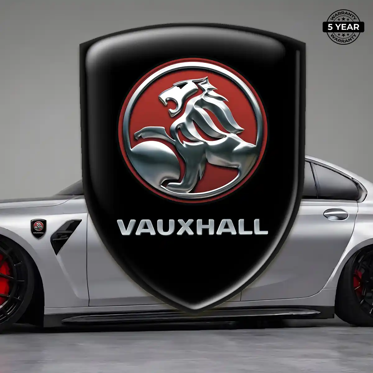 Vauxhall Car Emblem Overlay Premium Dome