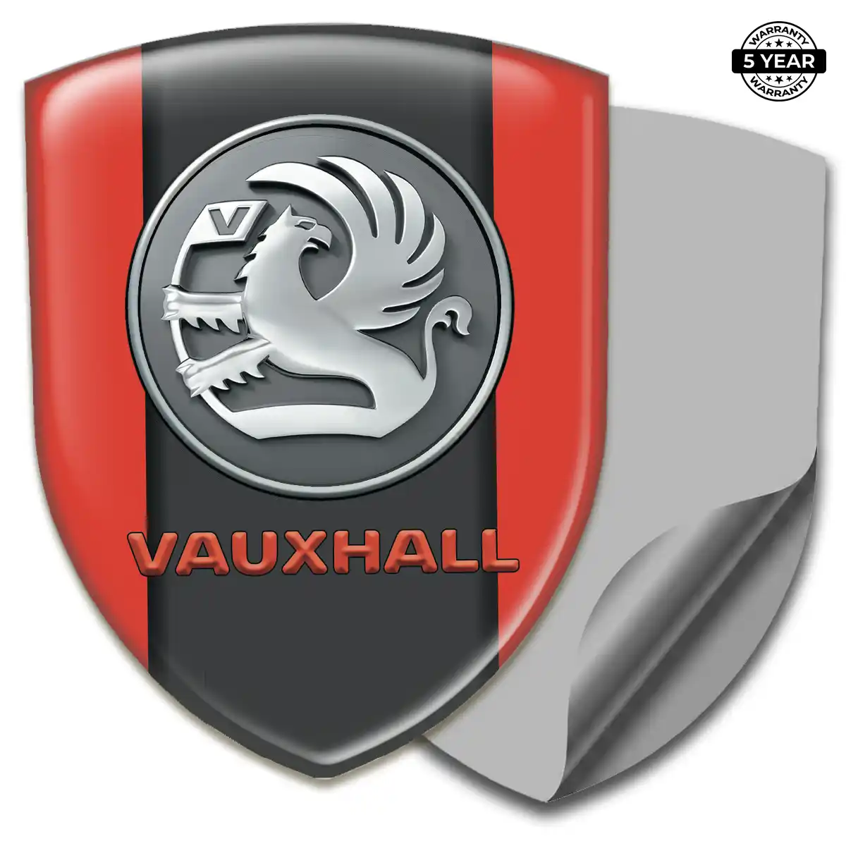 Vauxhall Car Emblem Overlay Refined Design