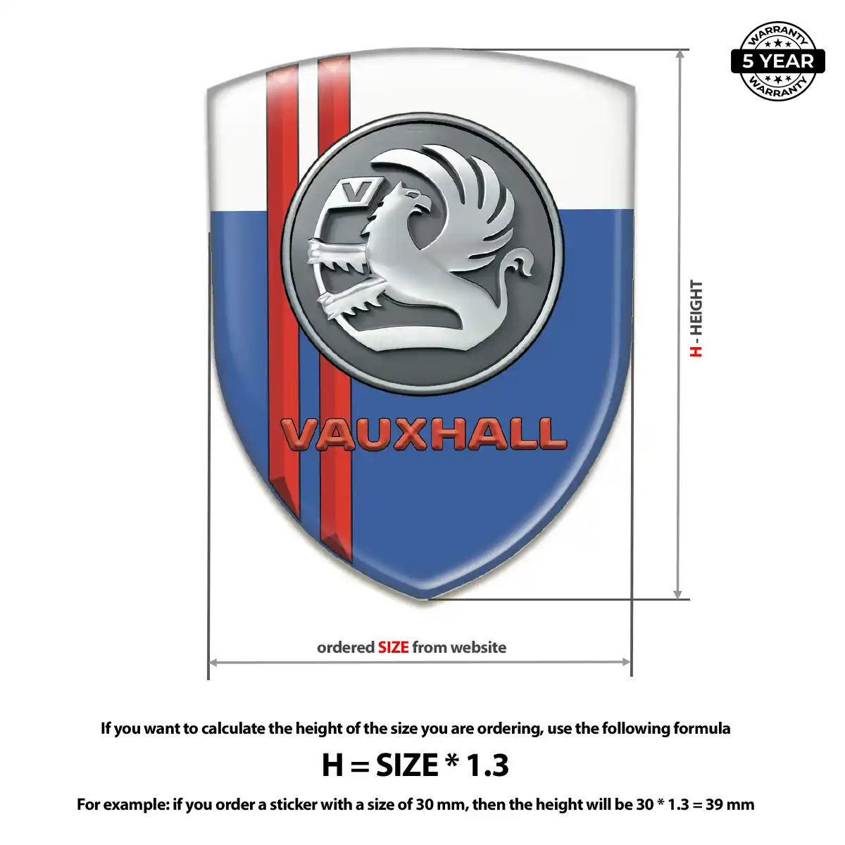Vauxhall Car Emblem Overlay Sleek Style