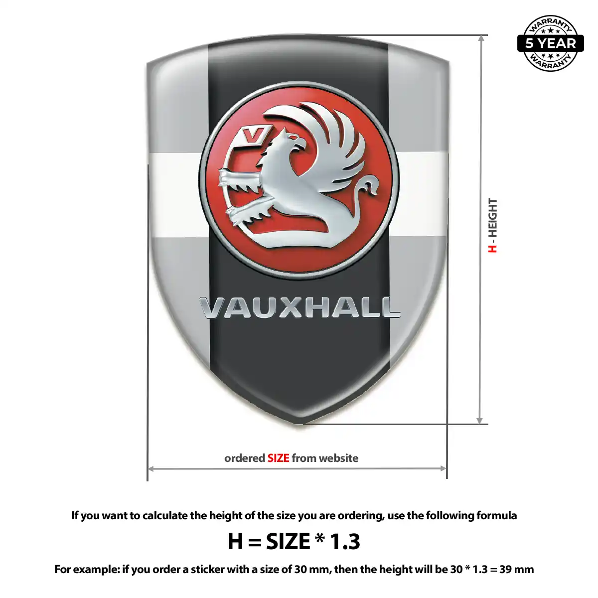 Vauxhall Car Emblem Overlay Superior Craft