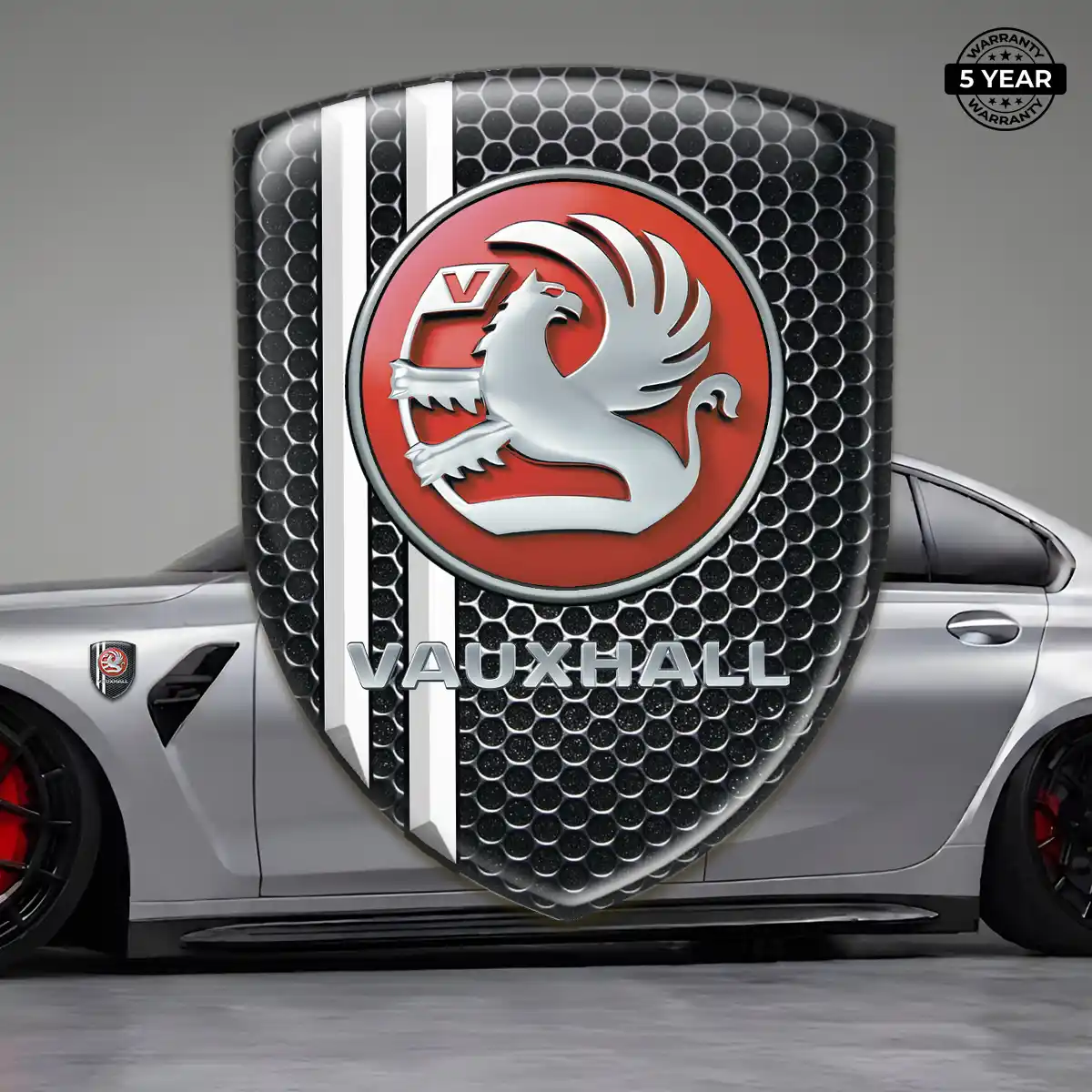 Vauxhall Car Emblem Sticker Premium Dome