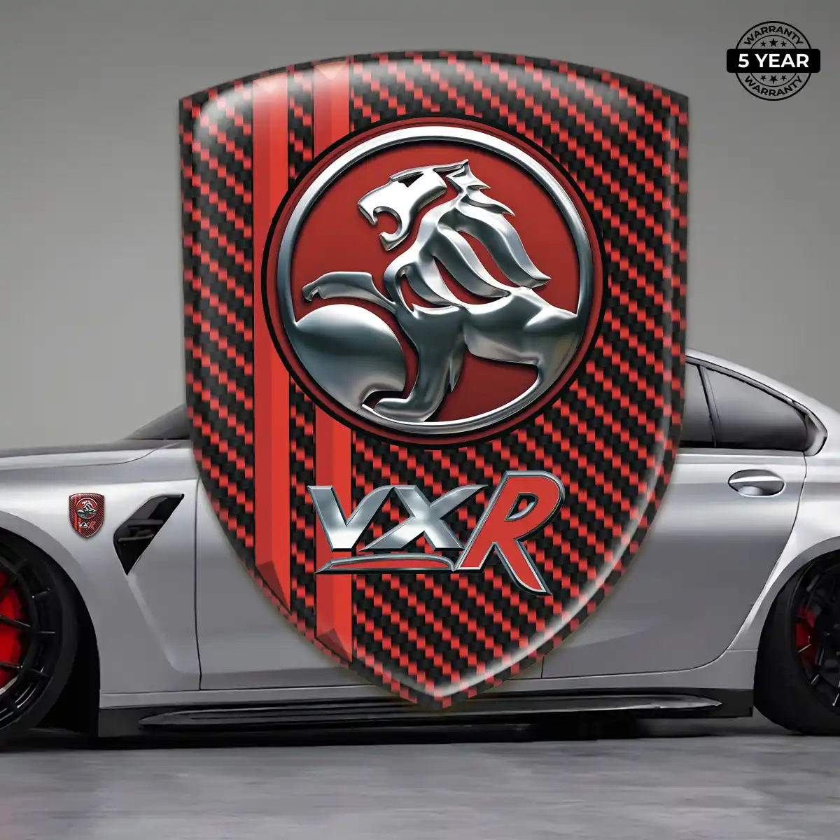 Vauxhall Car Emblem Sticker Refined Design