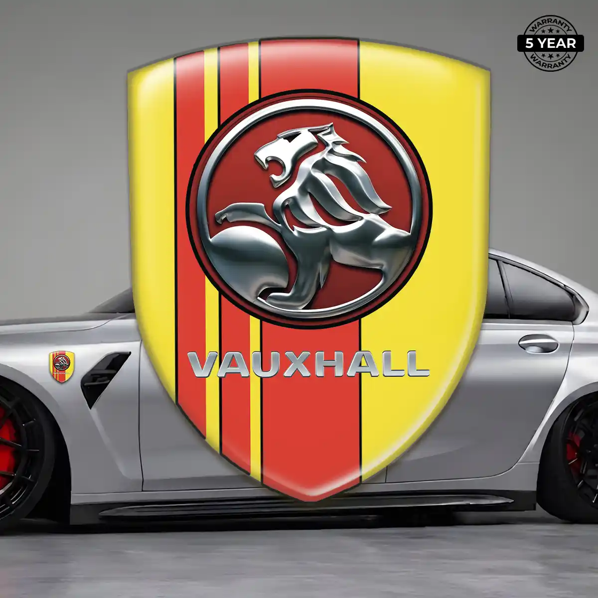 Vauxhall Car Emblem Sticker Resin Luxe