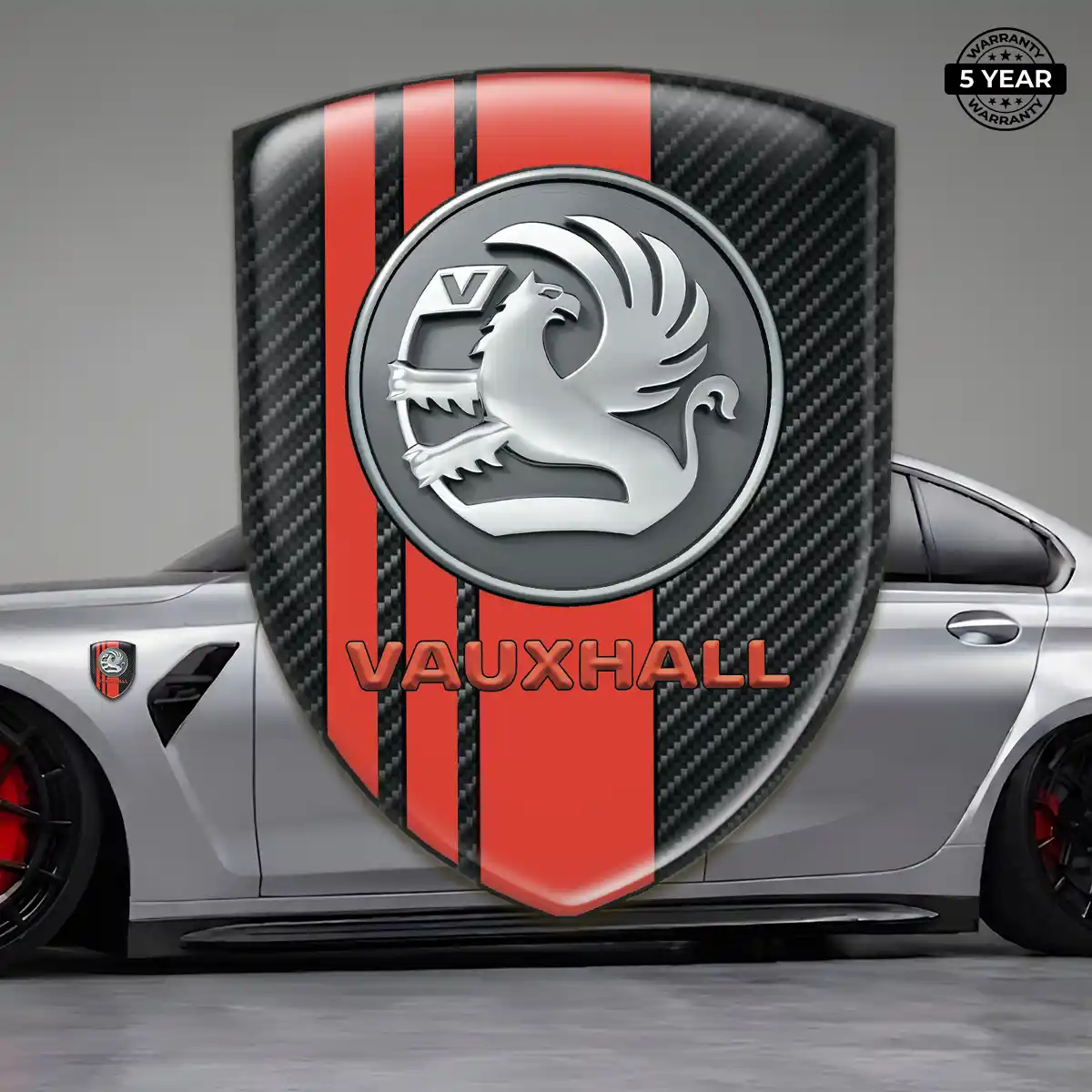 Vauxhall Car Emblem Sticker Signature Grade