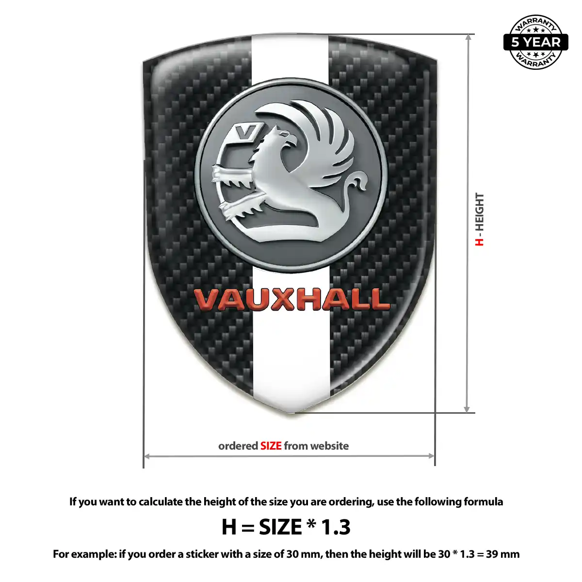 Vauxhall Crest Emblem Cabin Style