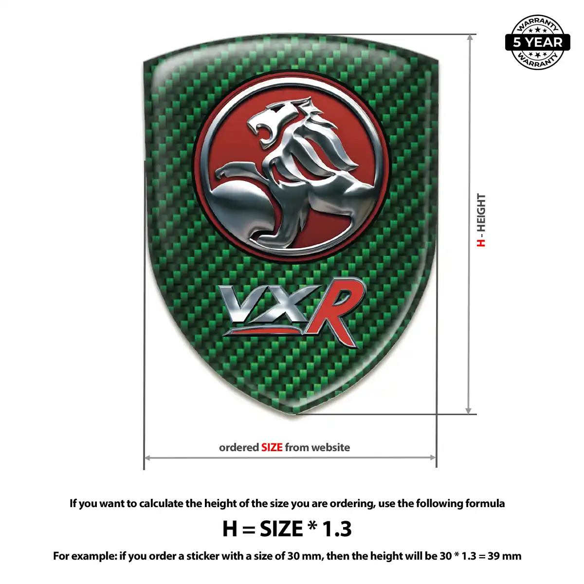 Vauxhall Crest Emblem Prime Quality