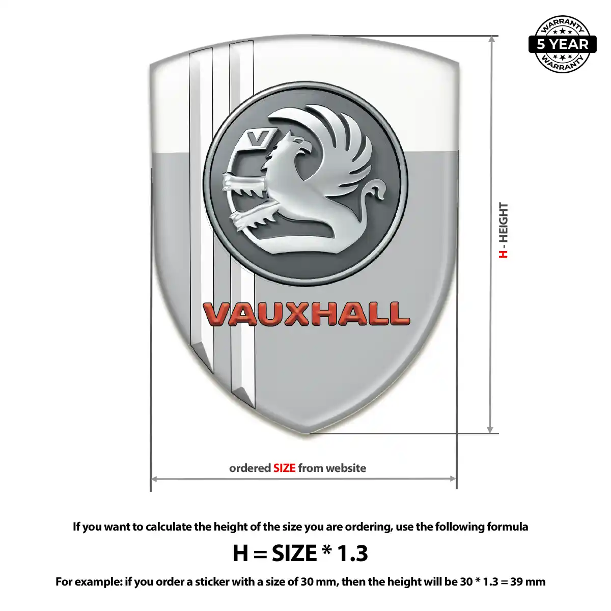 Vauxhall Crest Emblem Refined Design