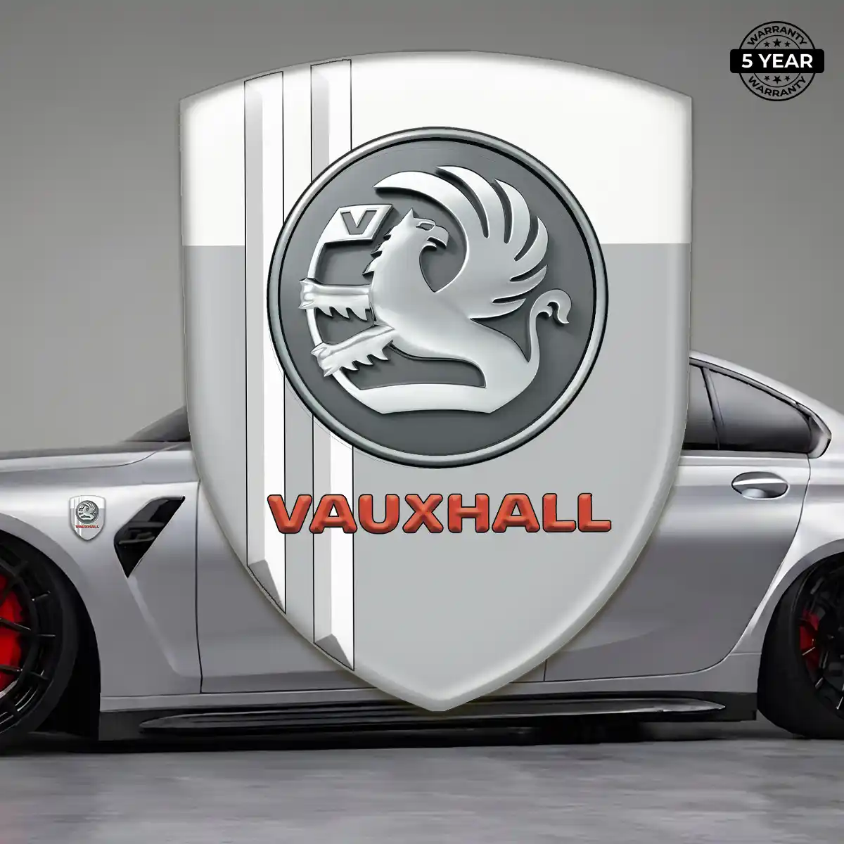 Vauxhall Crest Emblem Refined Design