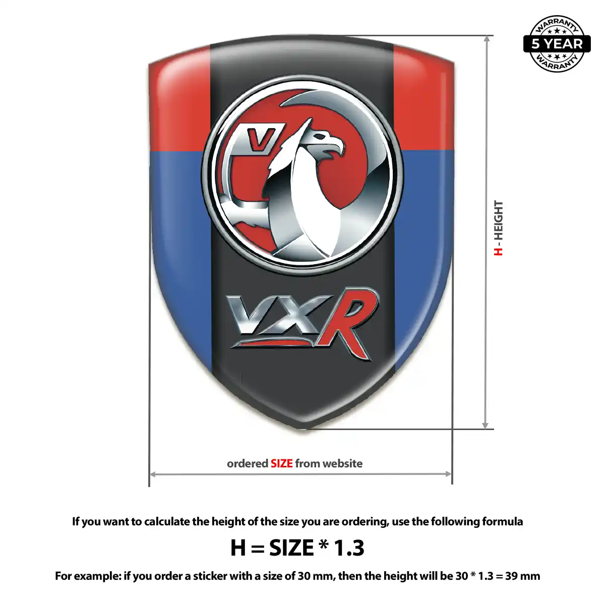 Vauxhall Crest Emblem Resin Elite