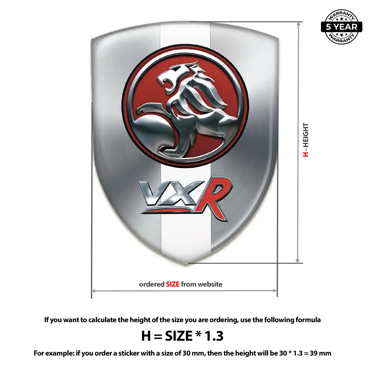 Vauxhall Crest Emblem Signature Grade