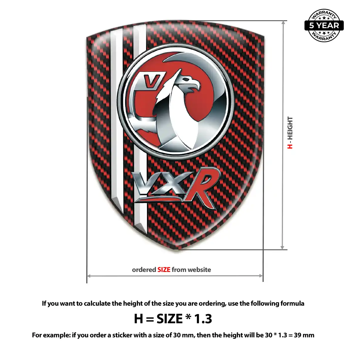 Vauxhall Crest Logo Emblem Cabin Style