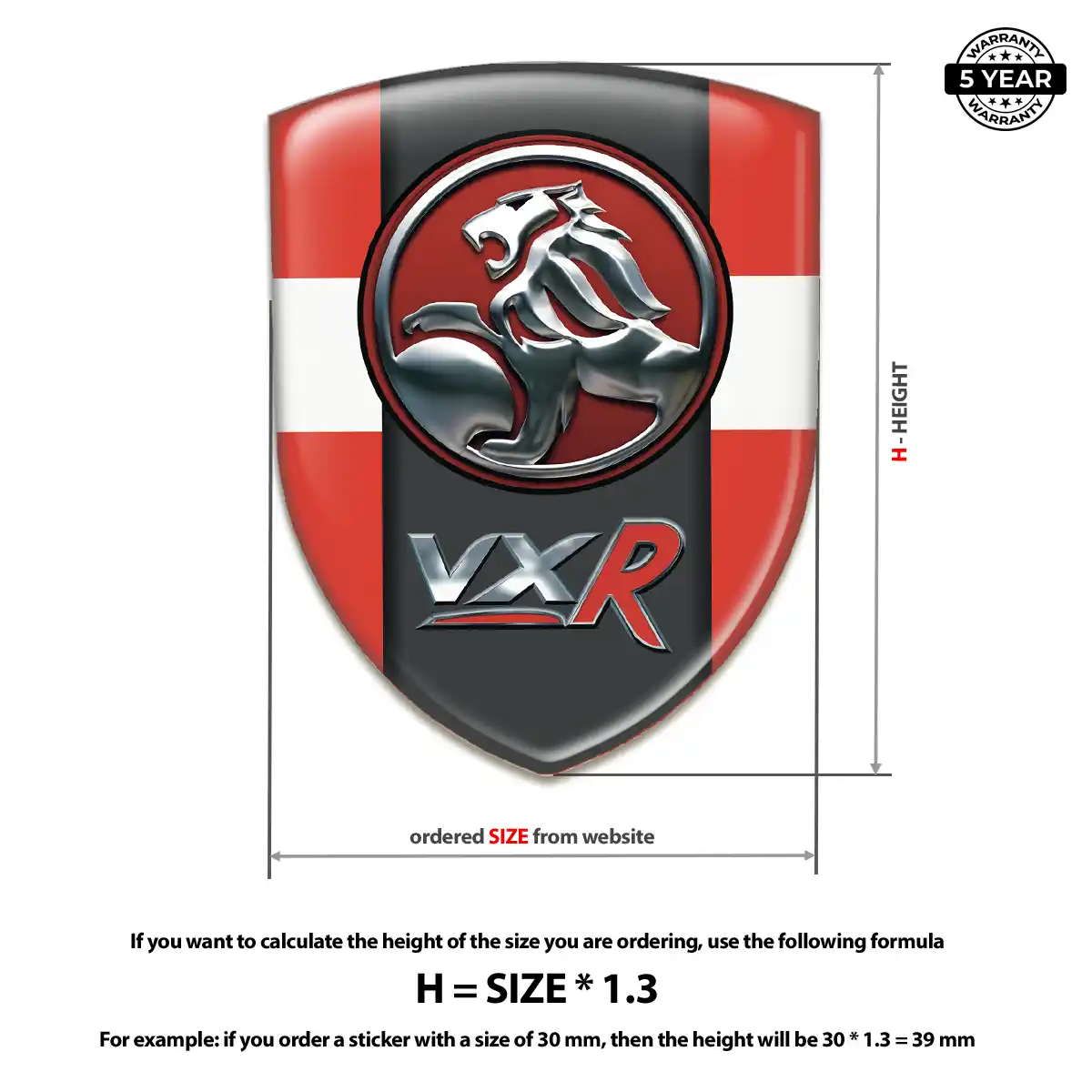 Vauxhall Crest Logo Emblem Deluxe Edition