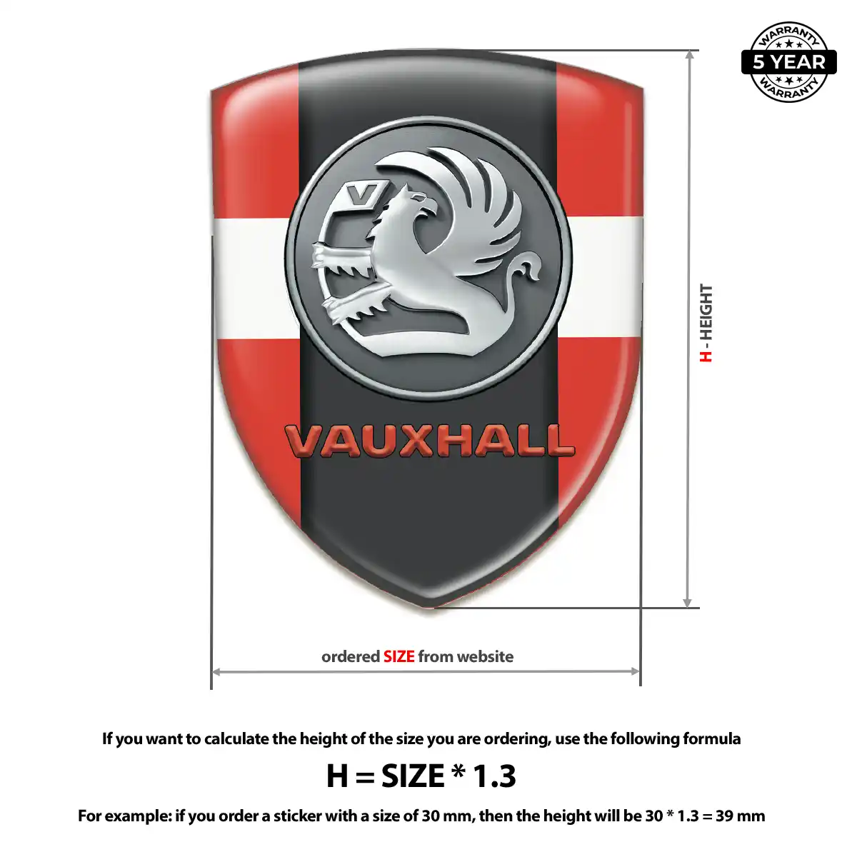 Vauxhall Crest Logo Emblem Interior Elegance