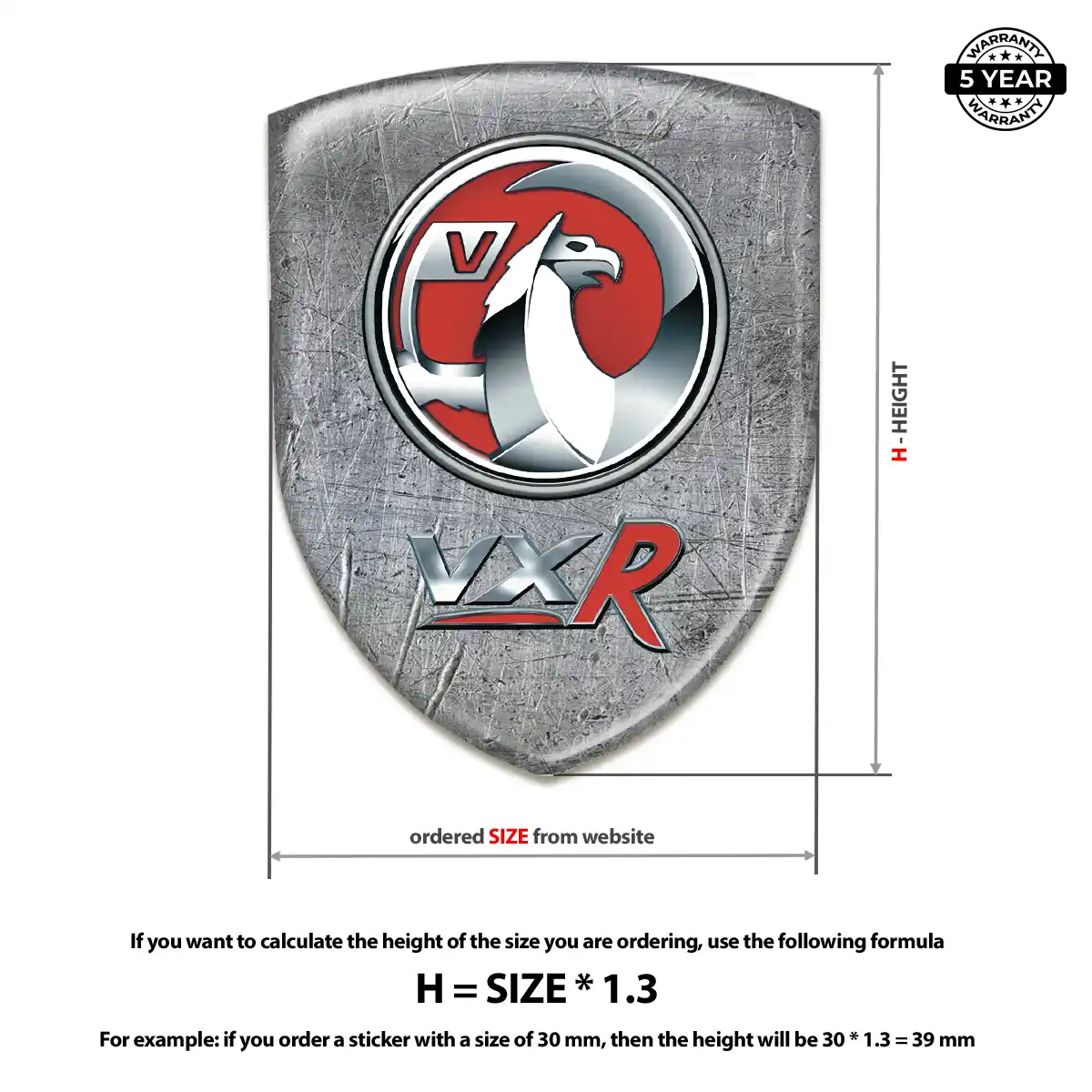 Vauxhall Crest Logo Emblem Interior Luxe