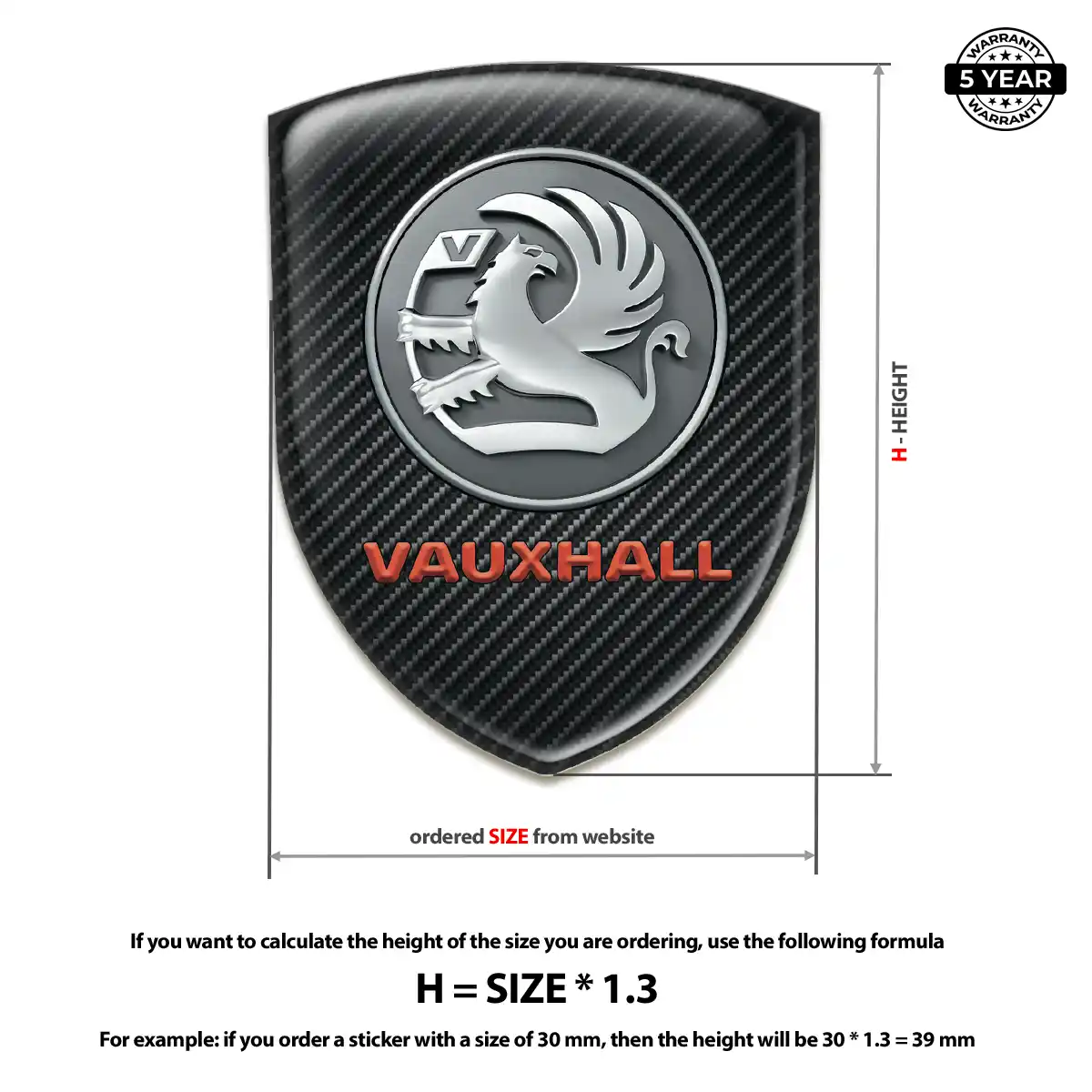 Vauxhall Crest Logo Emblem Opulent Line