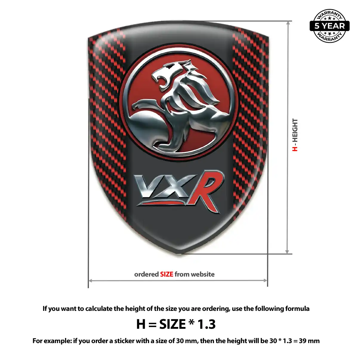 Vauxhall Crest Logo Emblem Prime Quality